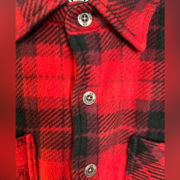 Weatherproof Red and Black Plaid Shirt Size M - Picture 10 of 15